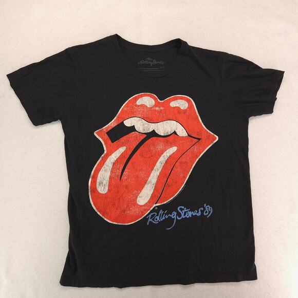 The Rolling Stones Band Crew Neck Short Sleeve T Shirt Mens Size Large L Black - Picture 2 of 9